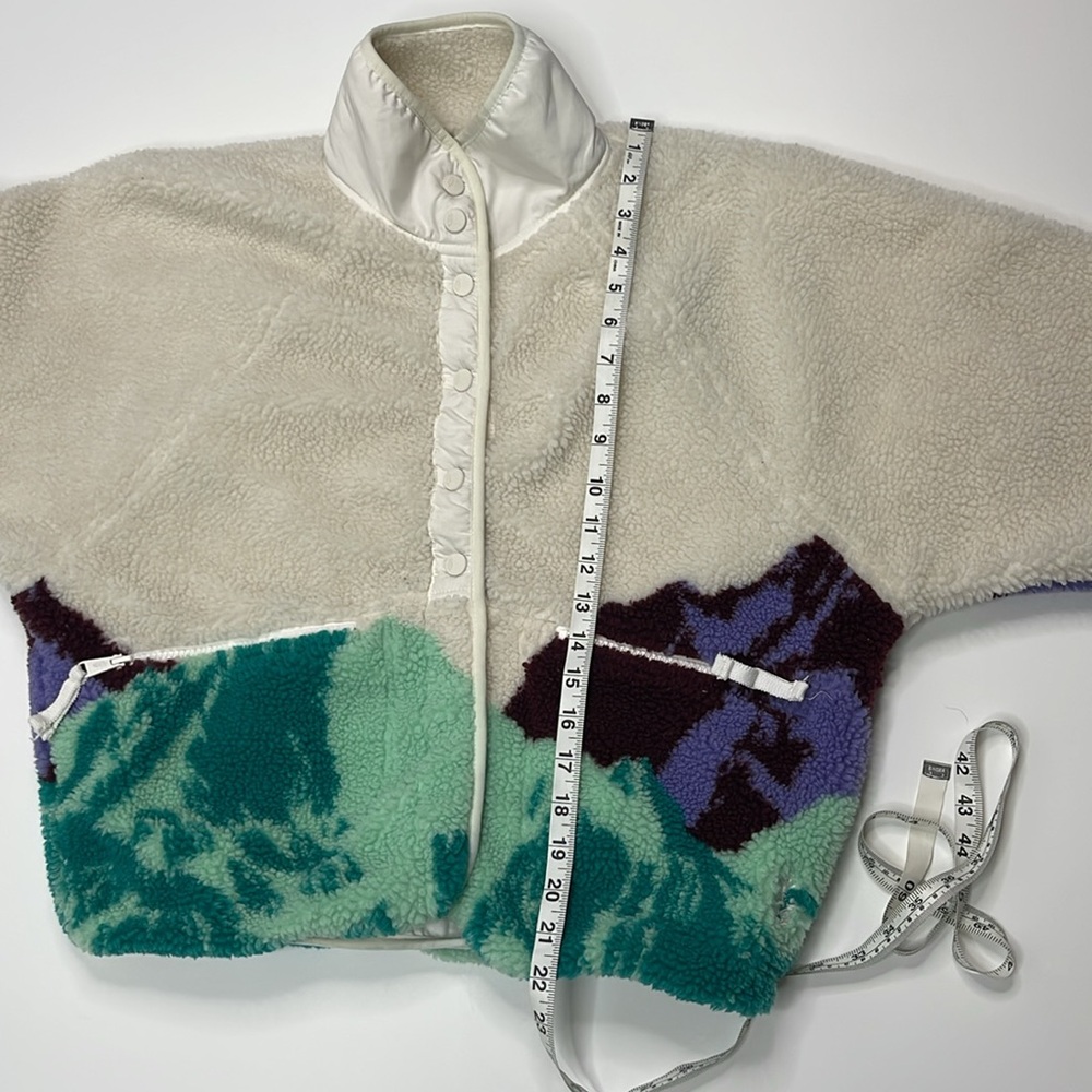 FP Movement Hit the Slopes Printed Jacket Sunrise Summit Ivory Combo Size XS - Picture 12 of 12